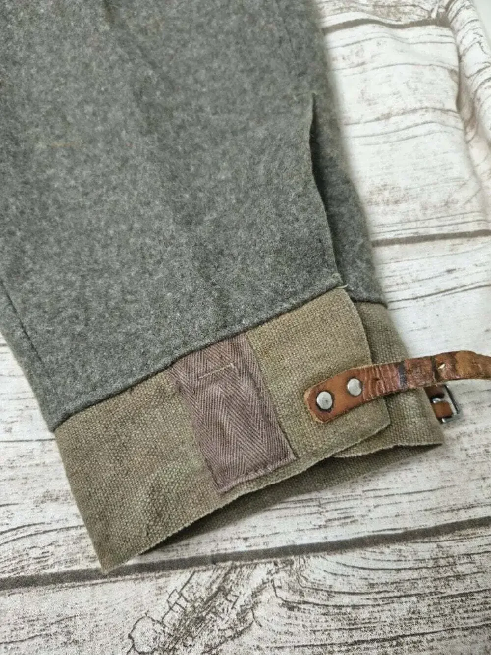 1953 True Vintage Swedish Crown Military Wool Army Cargo Pants 50s Trousers